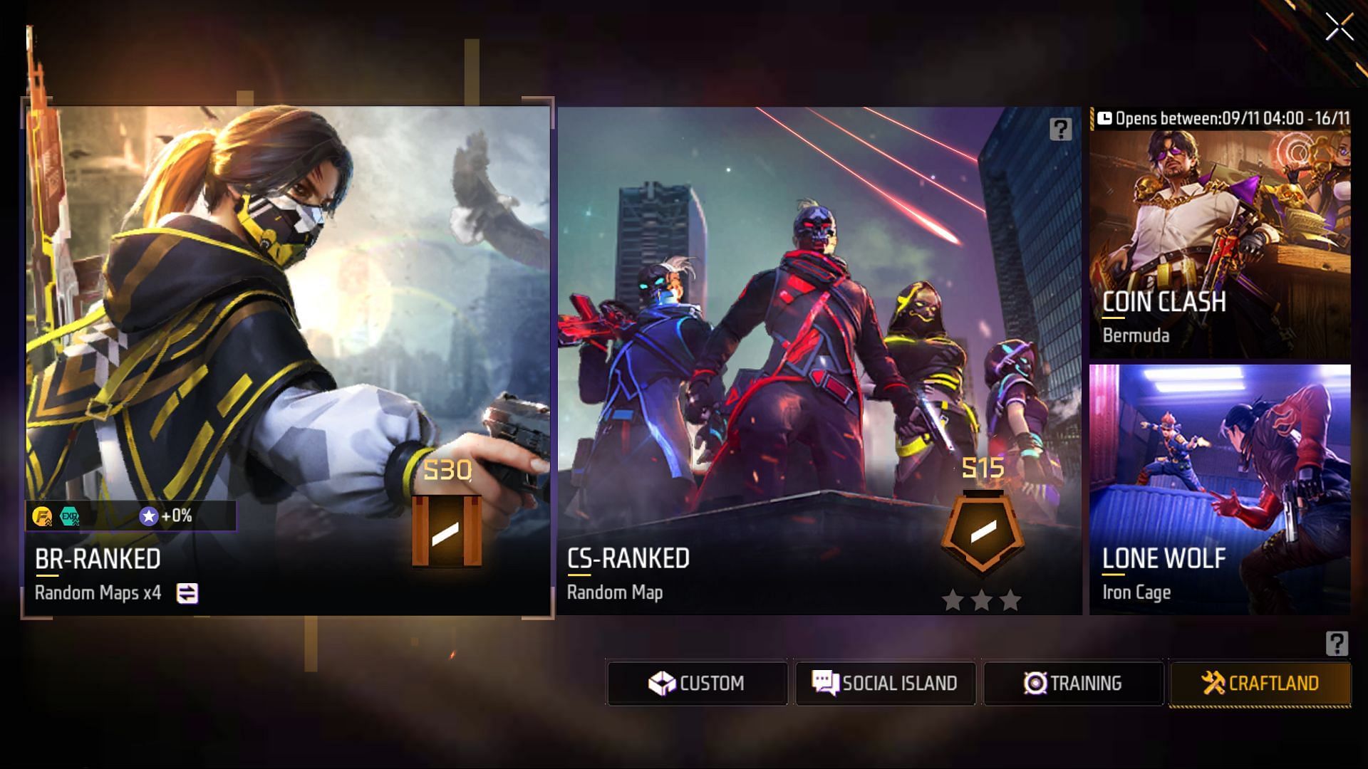 Play the matches and reach the given damage requirement (Image via Garena)